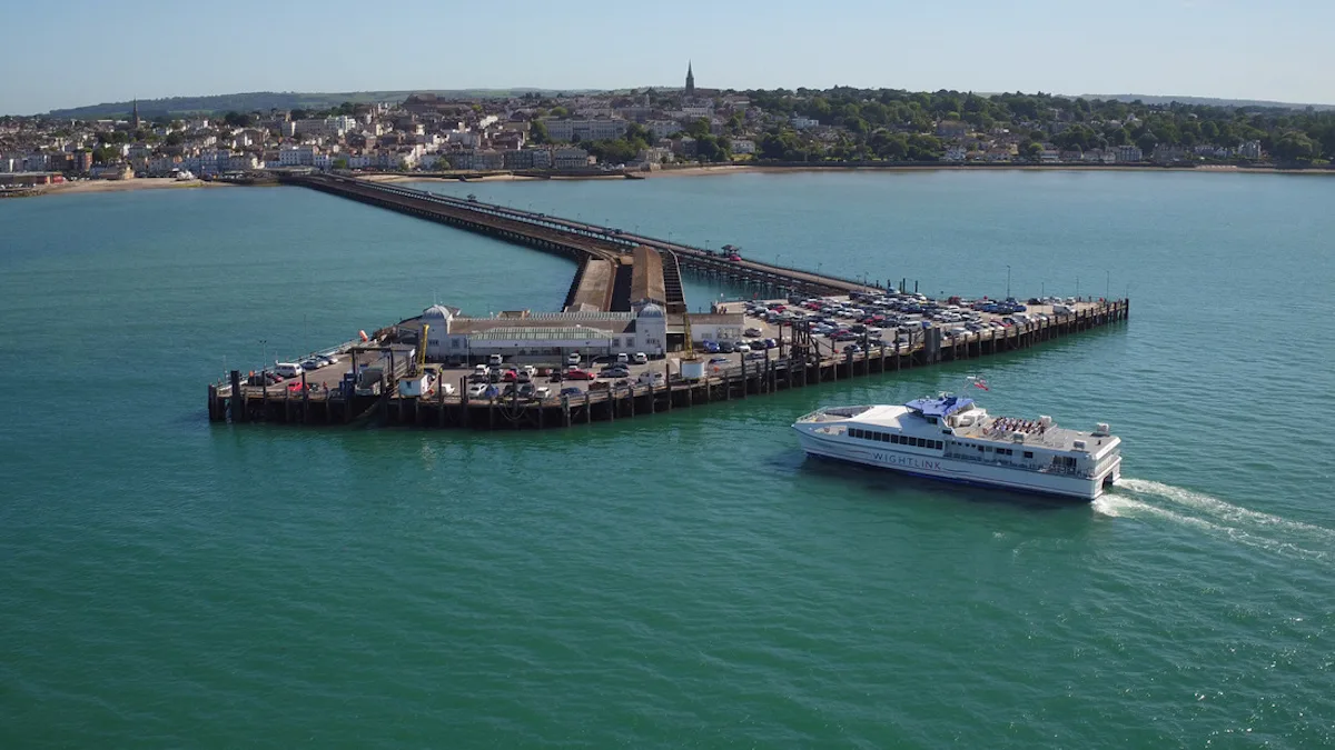 FastCat Ryde Terminal drone shot